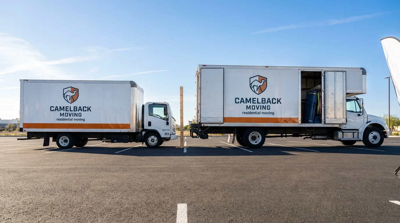 Moving truck size capacity guide in Elizabeth
